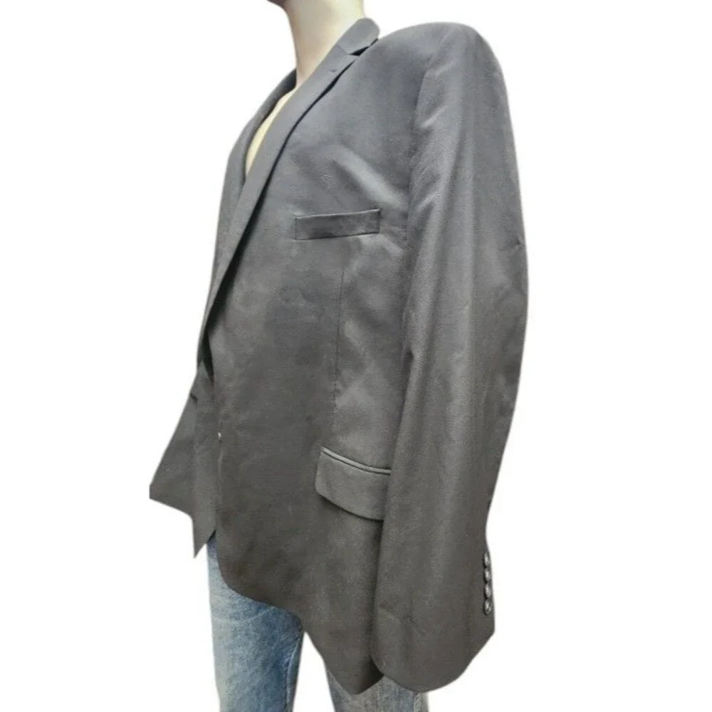Shaquille O'Neal Black Dress Suit Size XLG 2 Pieces Pants 44x32